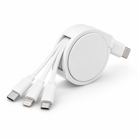 3-in-1 Retractable Charge Cable