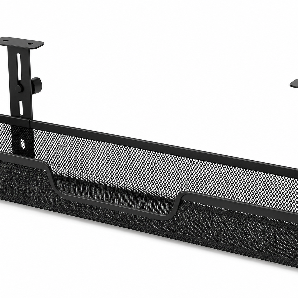 Under-Desk Cable Organizer Tray