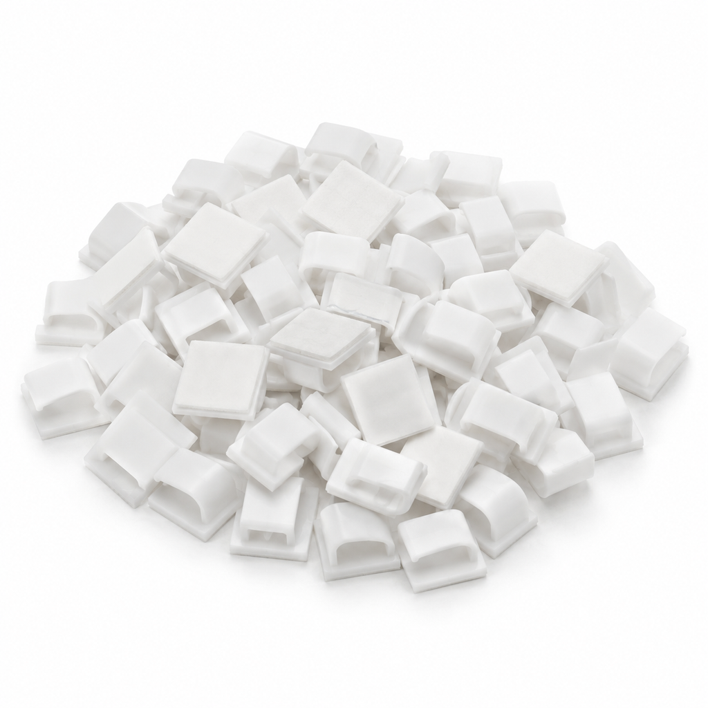 Ethernet Cable Clips (Wall-Mount, 50-Pack)