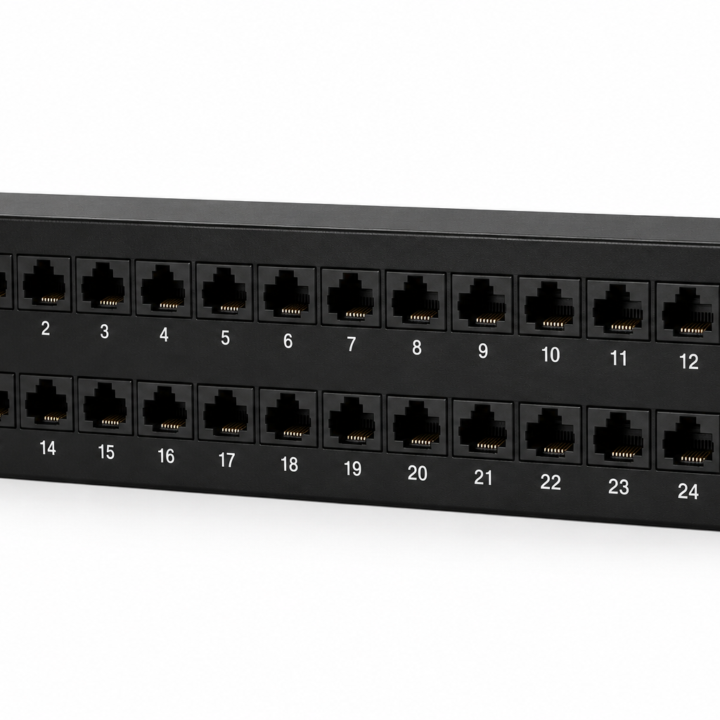Wall-Mount Ethernet Patch Panel